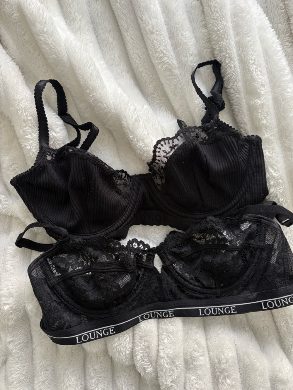 BUNDLE - Lounge Balcony Lace Bra & Blossom Balcony Bra Set of 2